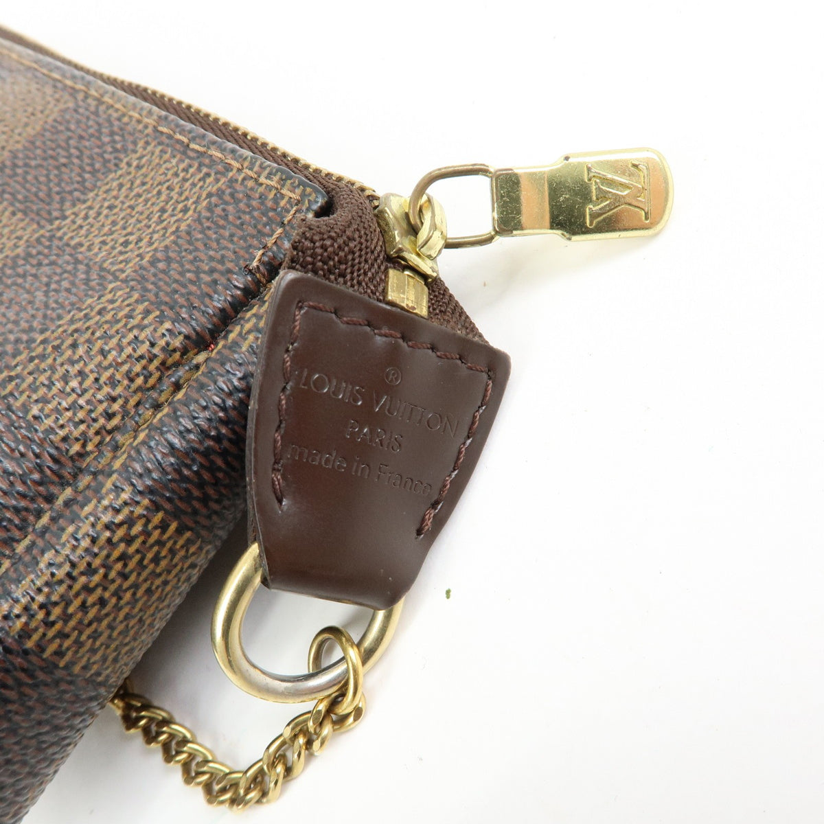 Louis Vuitton Pochette Accessoires Damier Brown Canvas Clutche & Pouche Bag (Pre-Owned)