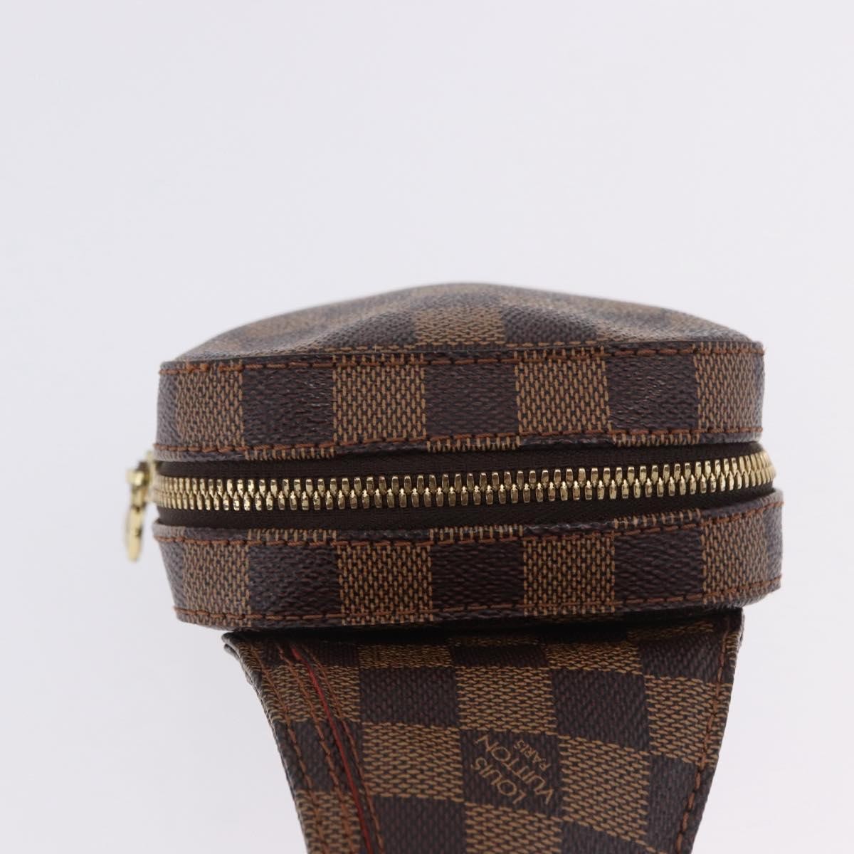 Louis Vuitton Geronimos Damier Brown Canvas Clutche & Pouche Bag (Pre-Owned)