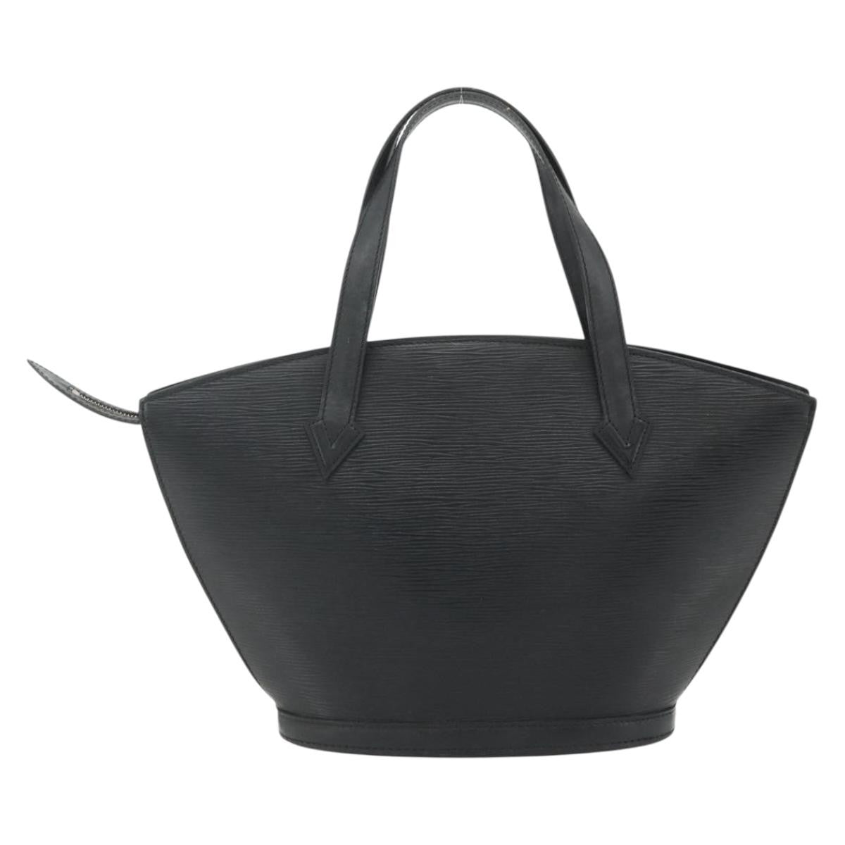 Louis Vuitton Saint Jacques Epi Leather Black Leather Handbag (Pre-Owned)