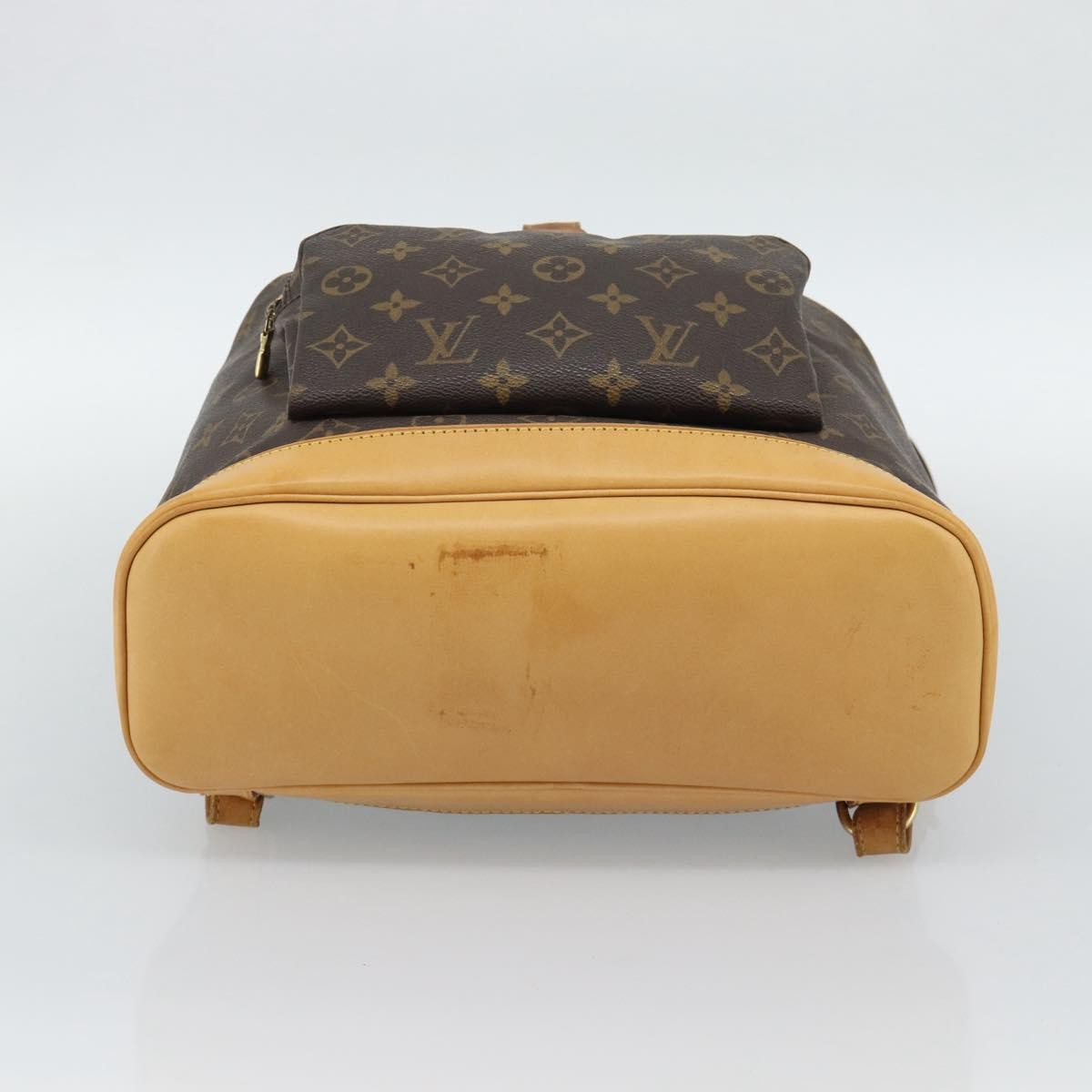Louis Vuitton Vintage Montsouris Monogram Canvas Brown Canvas Backpack Bag (Pre-Owned)