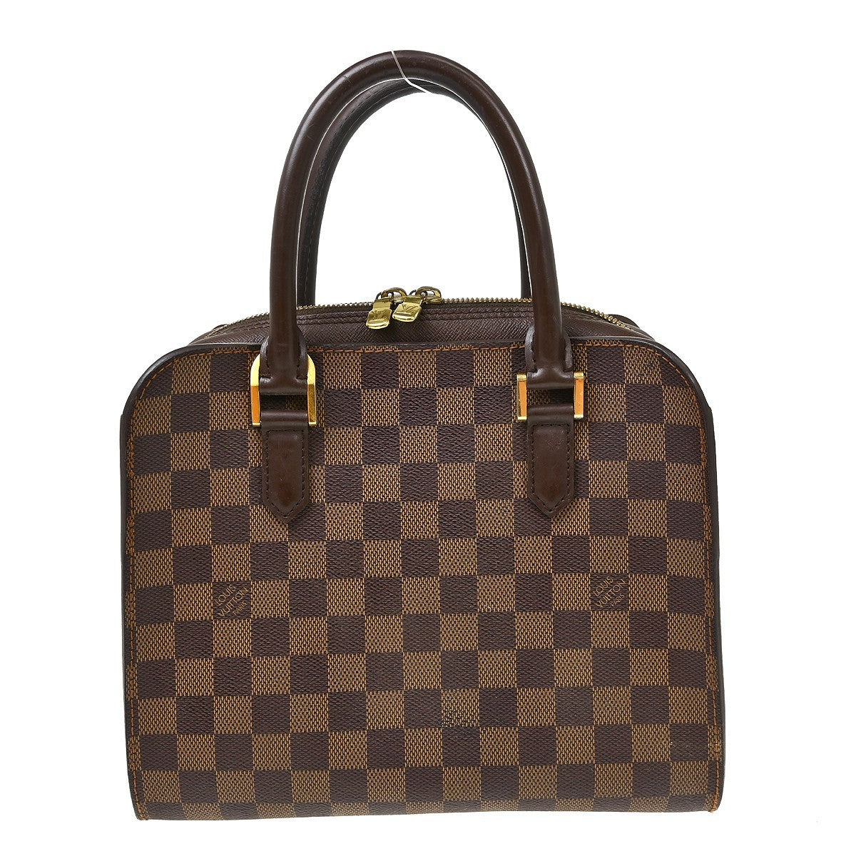 Louis Vuitton Triana Damier Brown Canvas Handbag (Pre-Owned)