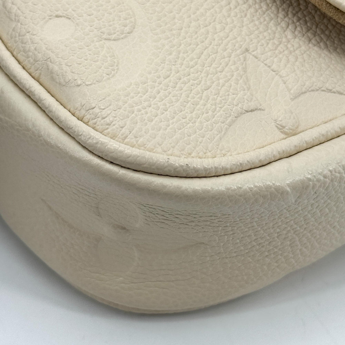 Louis Vuitton Ivy Wallet On Chain Monogram Empreinte Giant Beige Leather Crossbody Bag Bag (Pre-Owned)