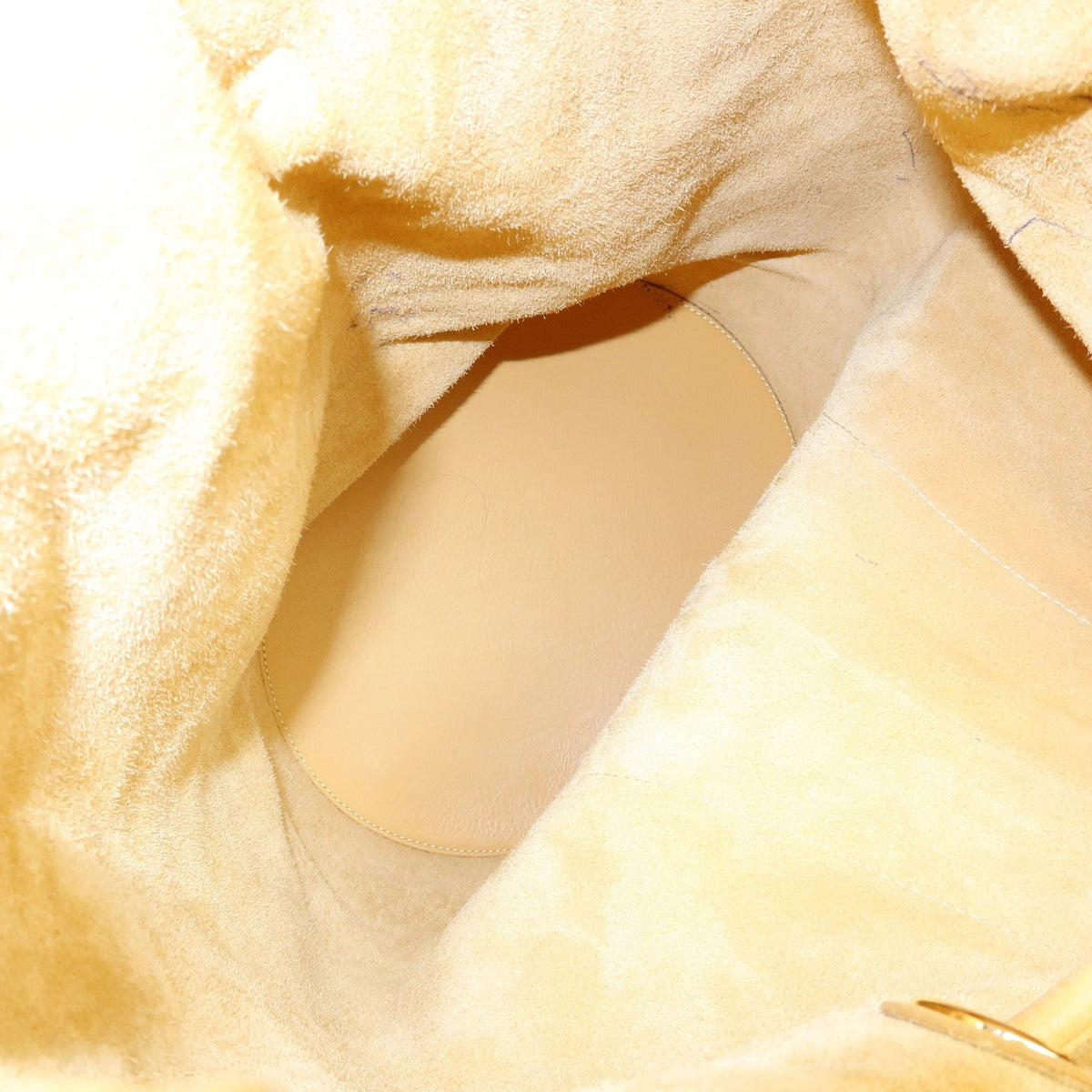 Loewe Anton Leather Yellow Leather Backpack Bag (Pre-Owned)
