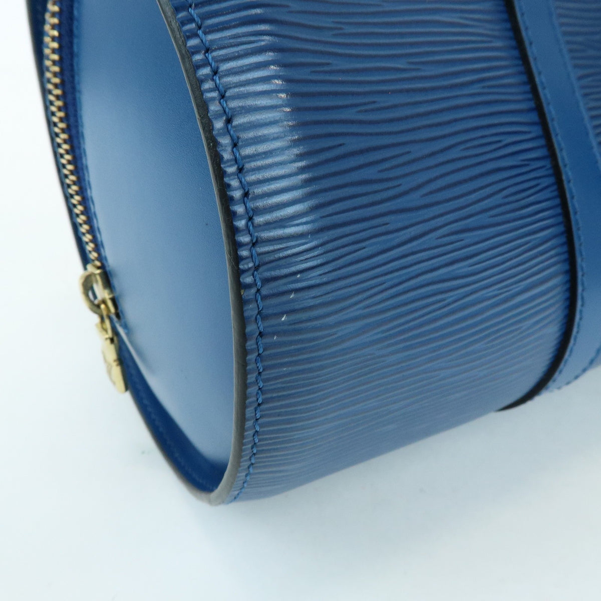 Louis Vuitton Soufflot Epi Leather Blue Leather Tote Bag Bag (Pre-Owned)