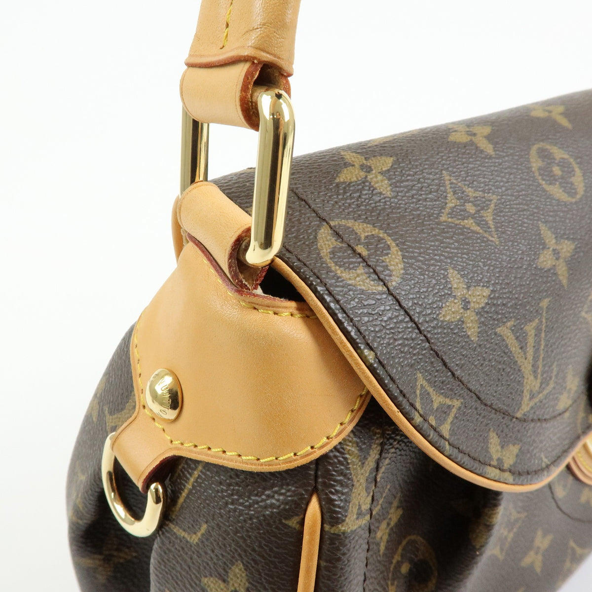 Louis Vuitton Beverly Monogram Canvas Brown Canvas Handbag (Pre-Owned)