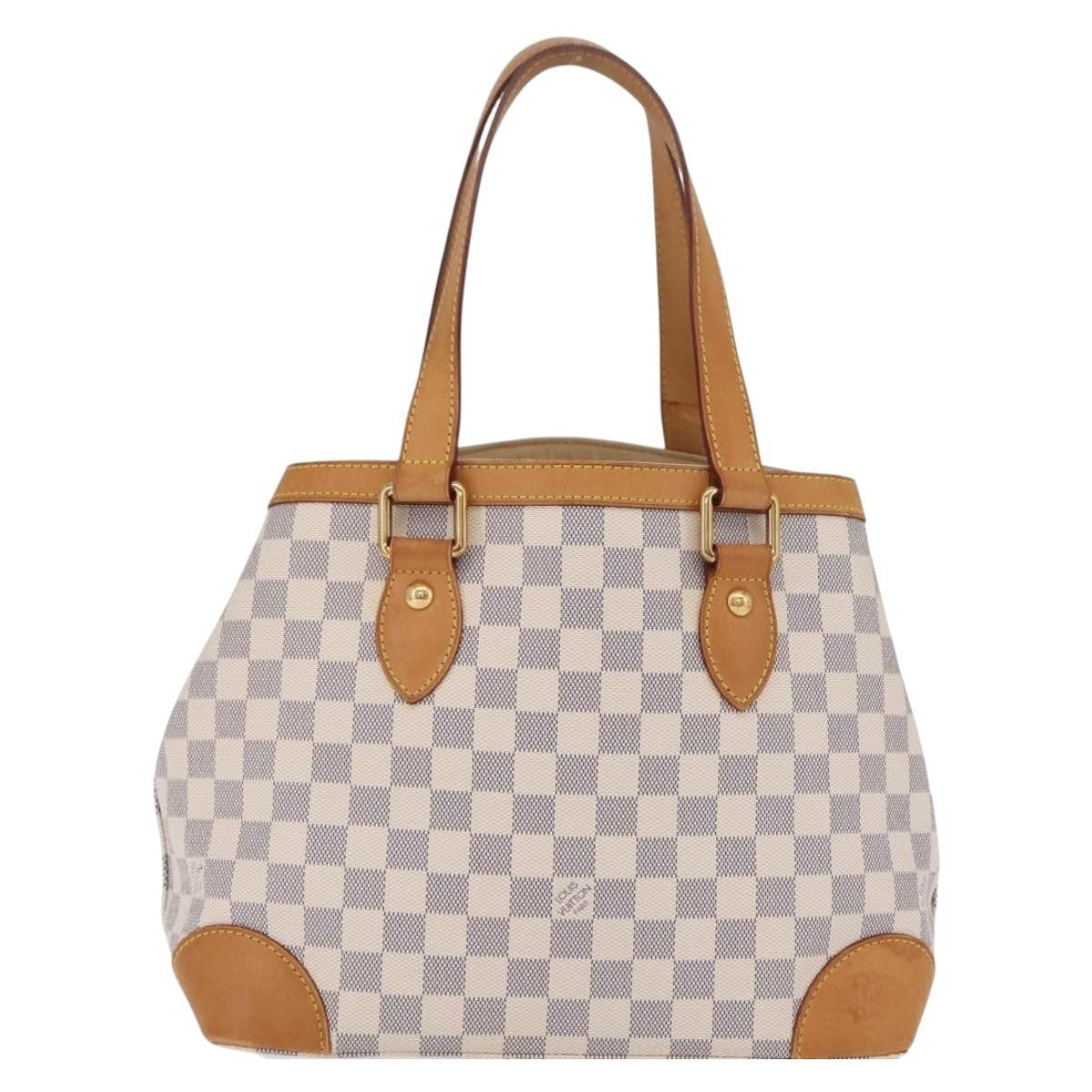 Louis Vuitton Hampstead Damier Beige Canvas Handbag (Pre-Owned)