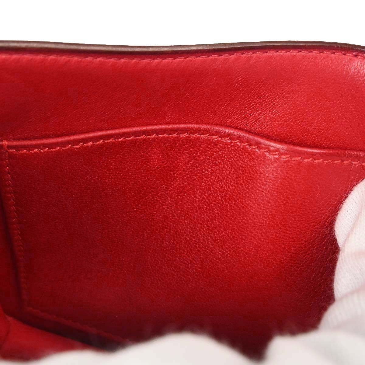 Hermes Constance Chamonix Red Leather Shoulder Bag Bag (Pre-Owned)