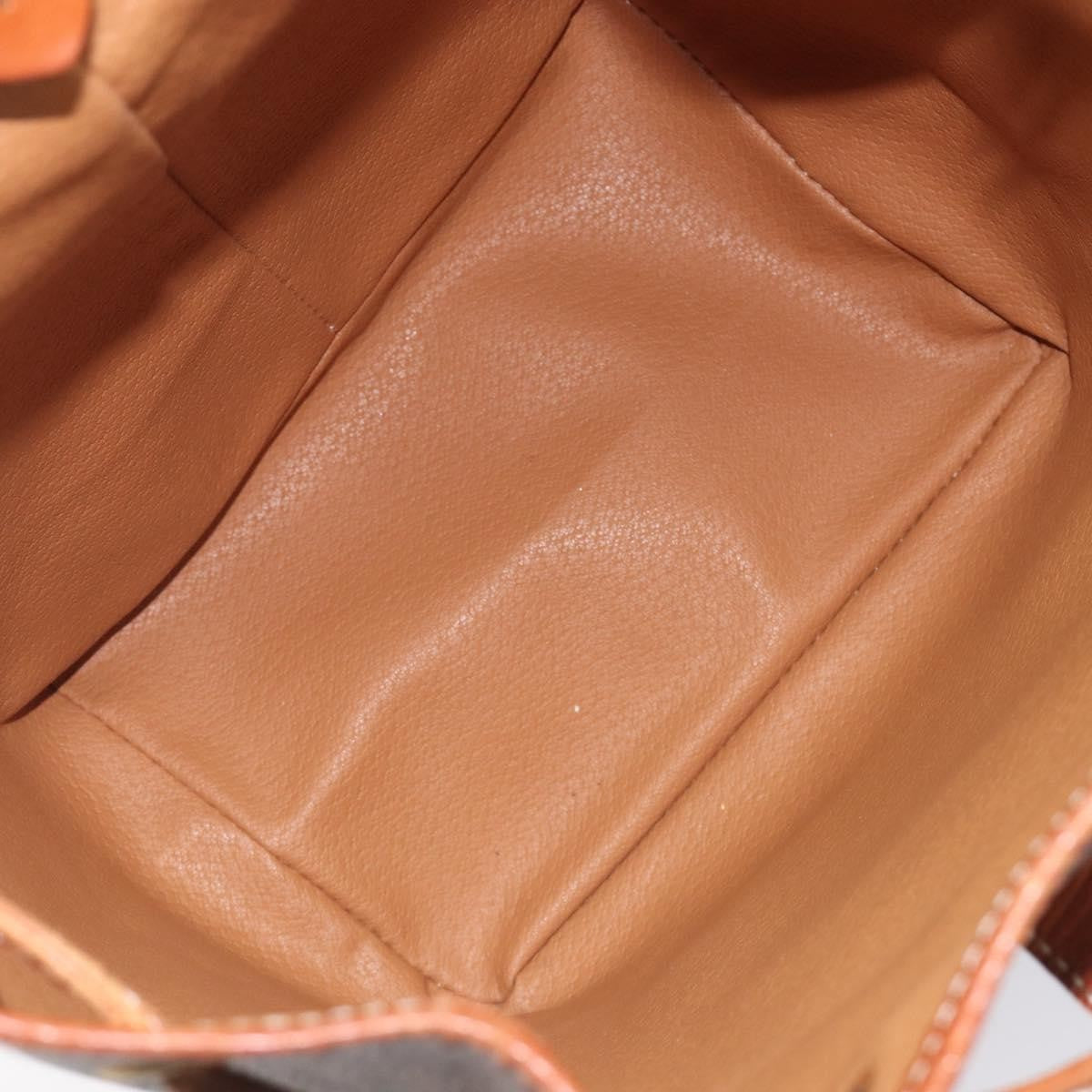 Celine Vintage Macadam Canvas Brown Canvas Backpack Bag (Pre-Owned)