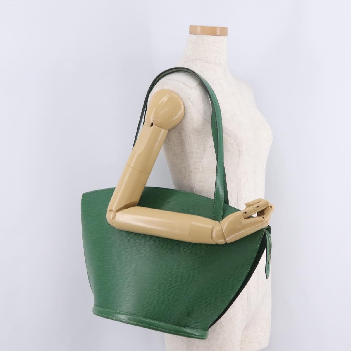 Louis Vuitton Saint Jacques Epi Leather Green Leather Handbag (Pre-Owned)