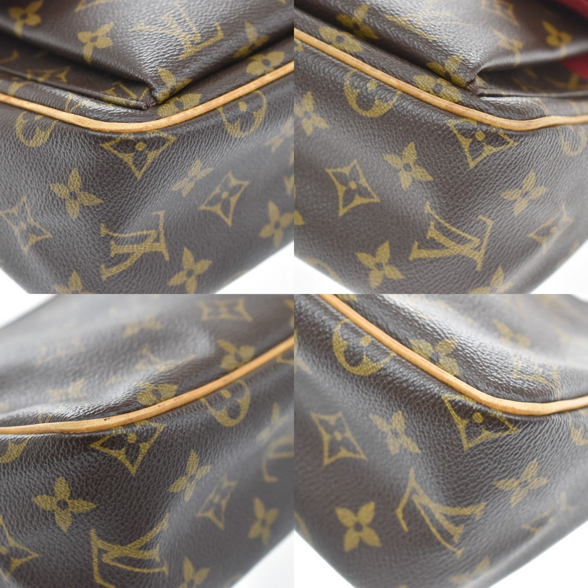 Louis Vuitton Viva Cite Monogram Canvas Brown Canvas Handbag (Pre-Owned)
