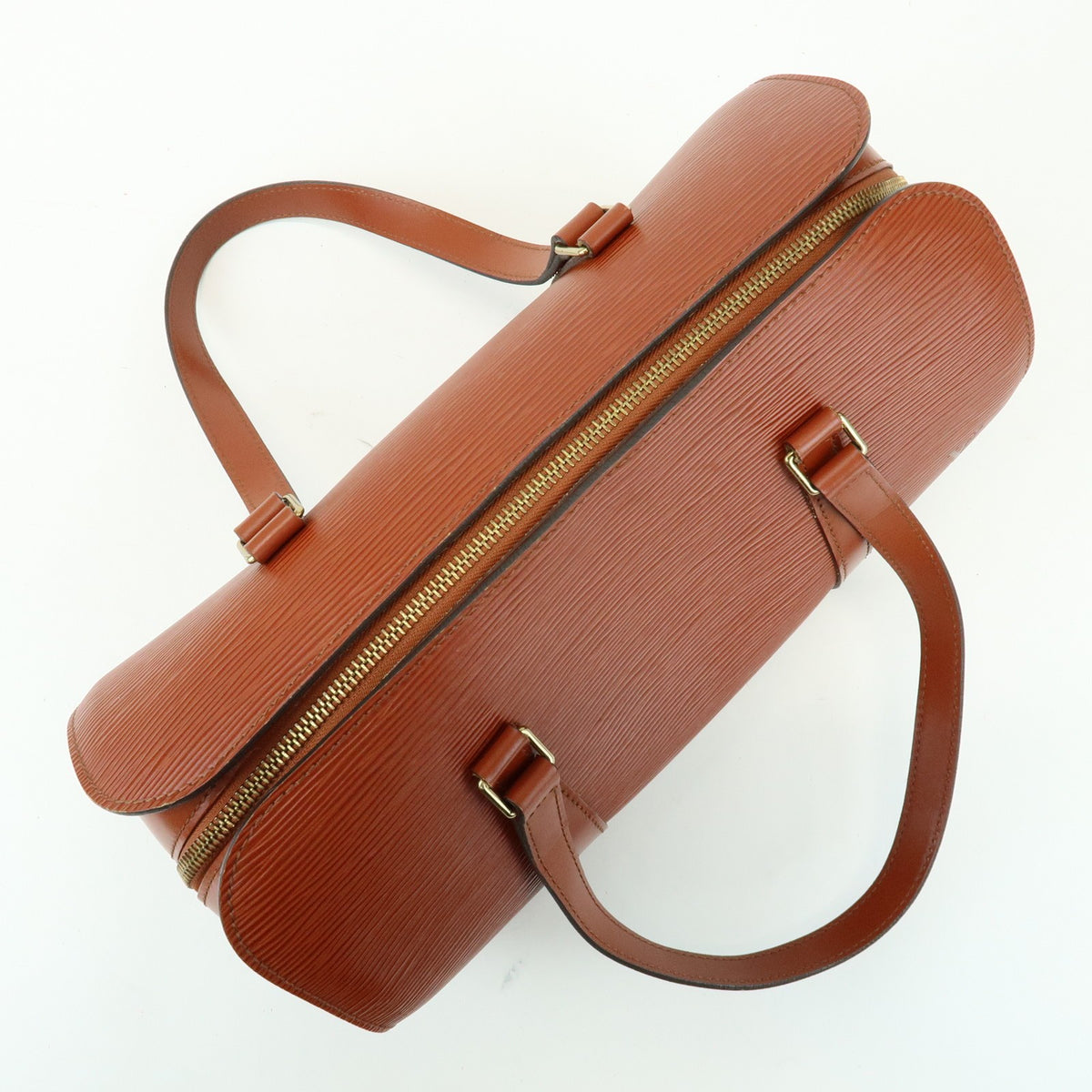 Louis Vuitton Soufflot Epi Leather Brown Leather Tote Bag Bag (Pre-Owned)