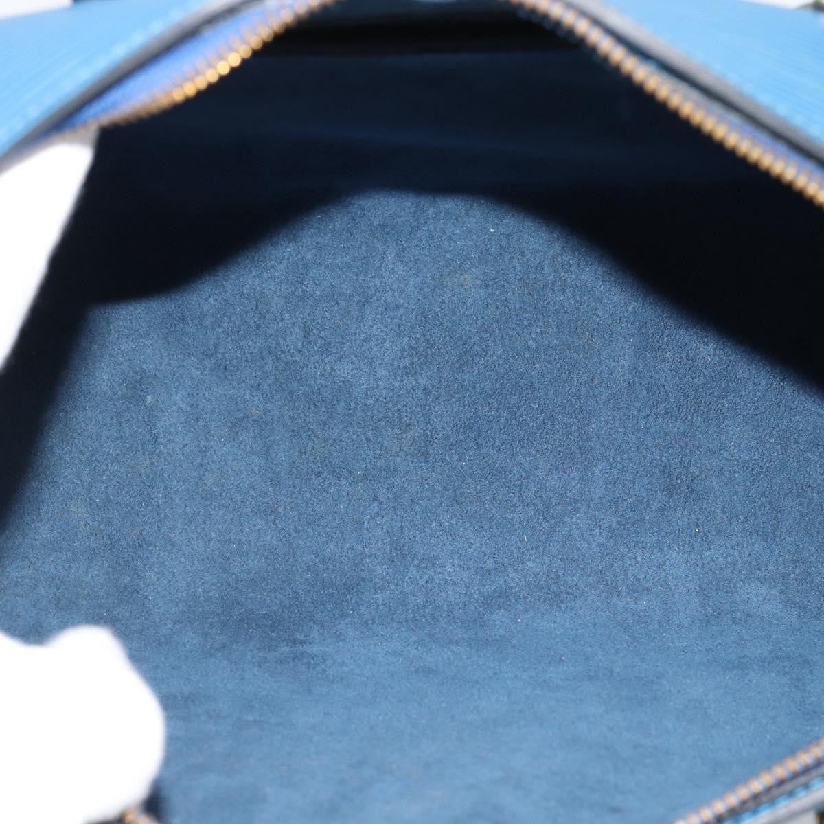 Louis Vuitton Soufflot Epi Leather Blue Leather Handbag (Pre-Owned)