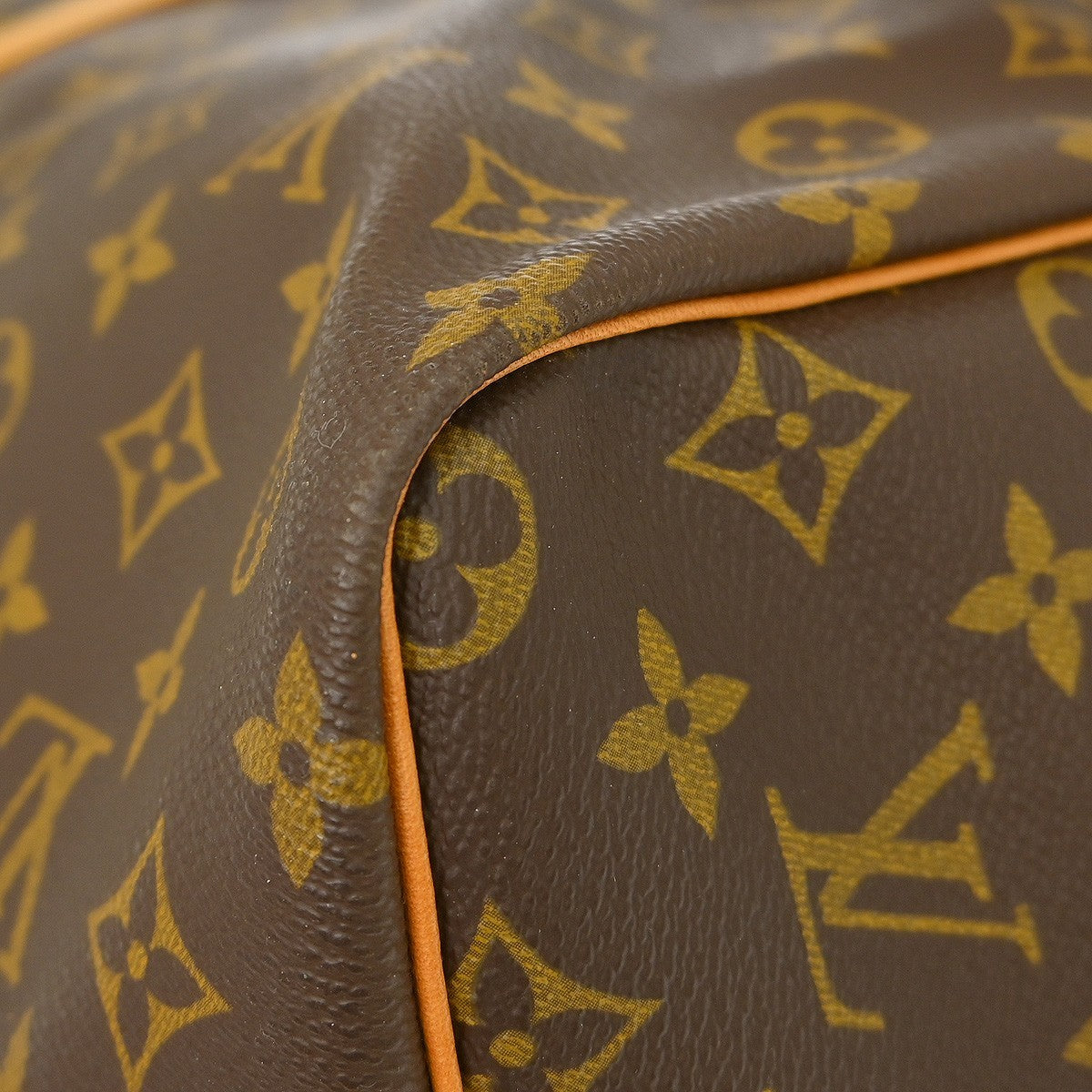 Louis Vuitton Keepall Bandouliere Monogram Canvas Brown Canvas Travel Bag Bag (Pre-Owned)