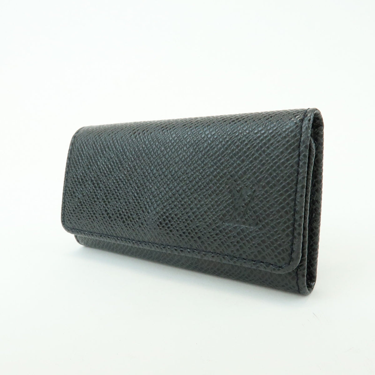 Louis Vuitton Multiclés 4 Cuir Verni Black Leather Wallets Accessory (Pre-Owned)