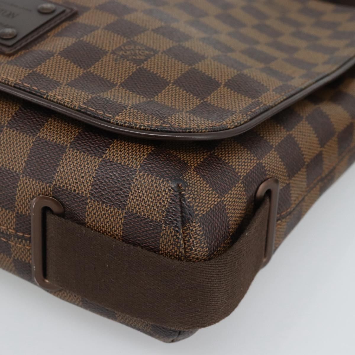 Louis Vuitton Brooklyn Damier Ebene Brown Canvas Shoulder Bag Bag (Pre-Owned)