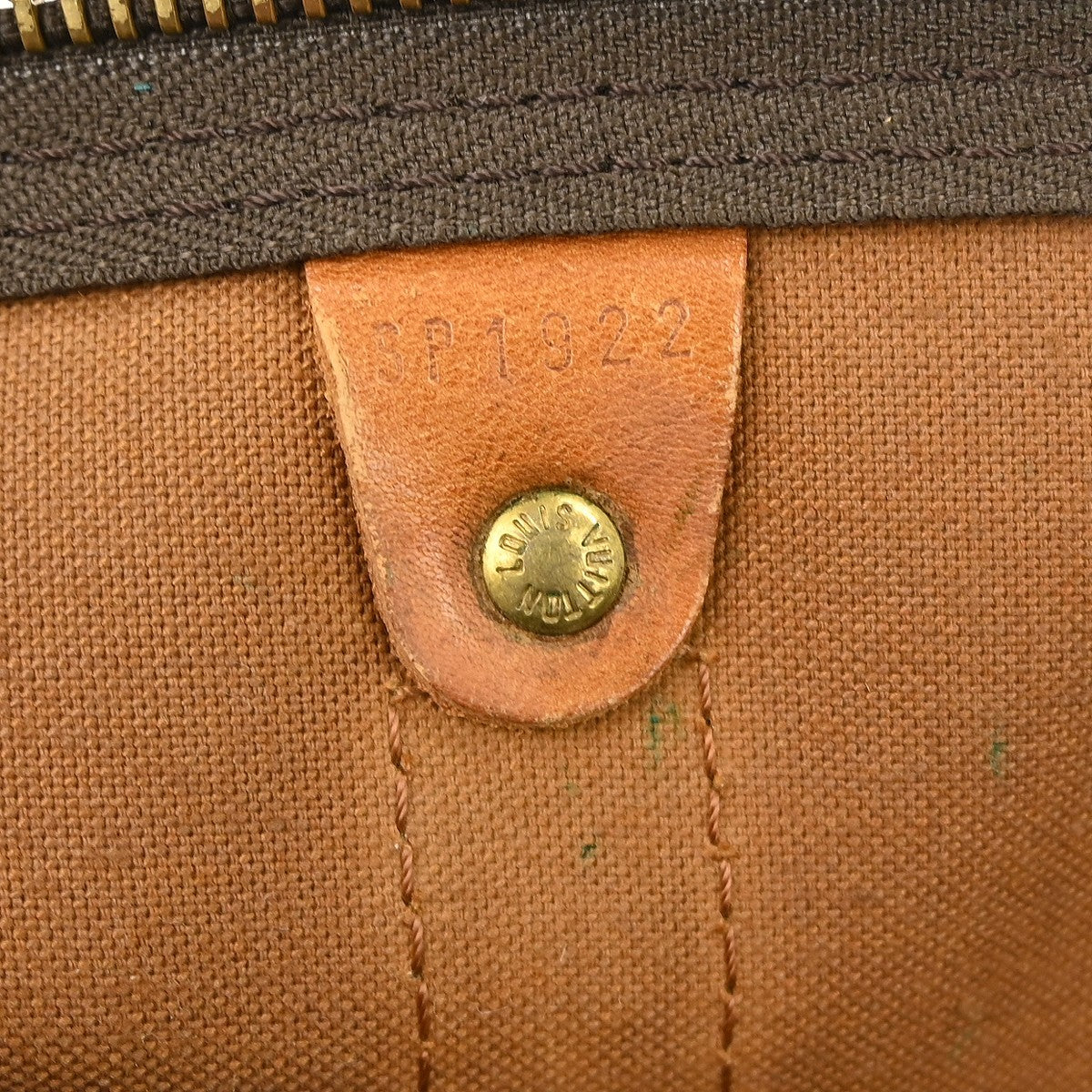 Louis Vuitton Keepall Monogram Brown Canvas Travel Bag Bag (Pre-Owned)