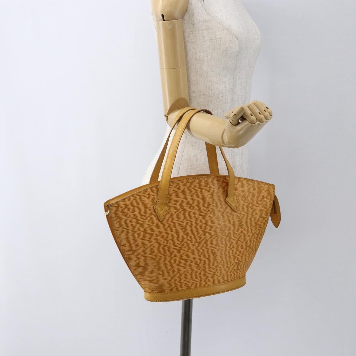 Louis Vuitton Saint Jacques Epi Leather Yellow Leather Handbag (Pre-Owned)