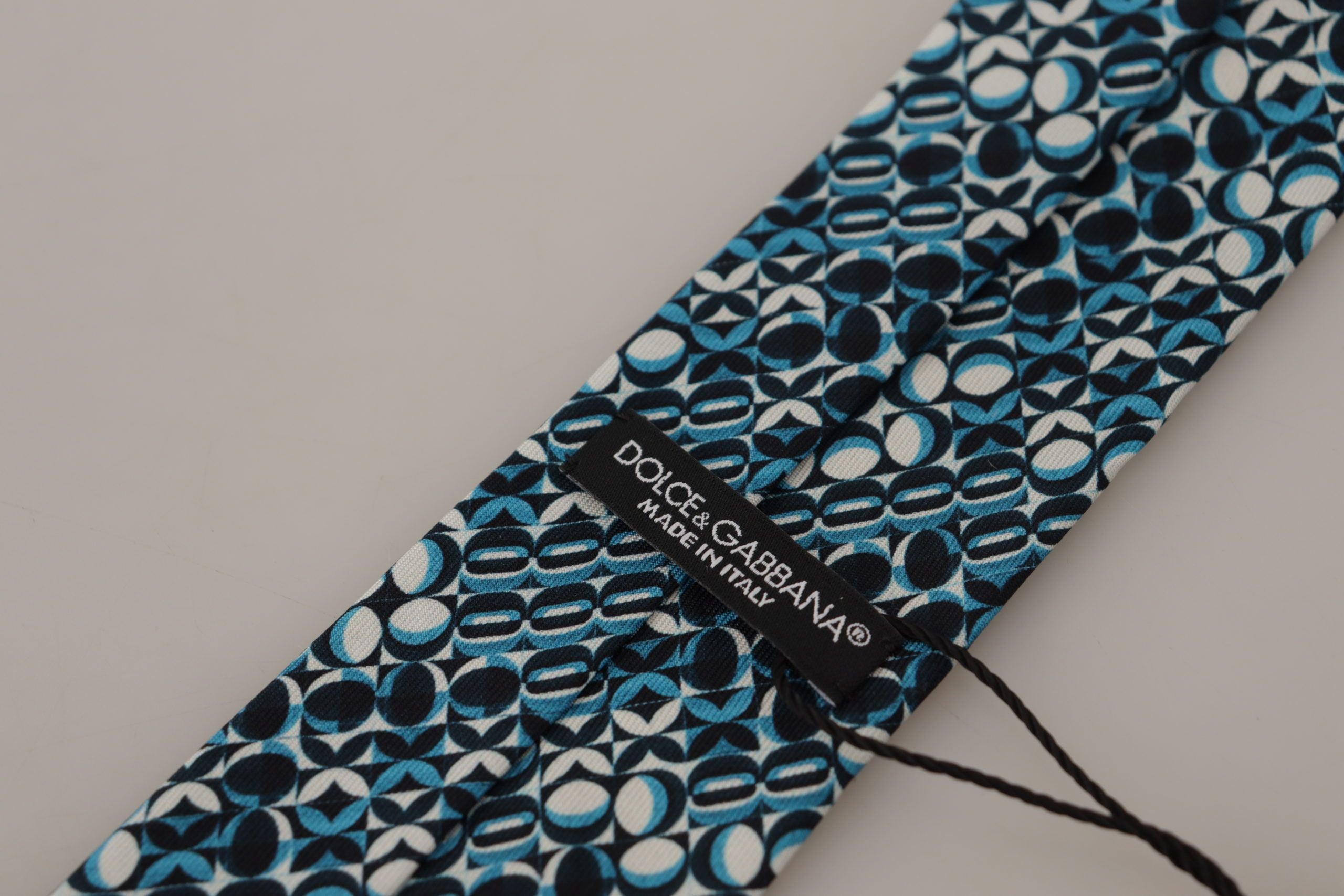 Dolce & Gabbana Elegant Silk Blue Bow Men's Tie