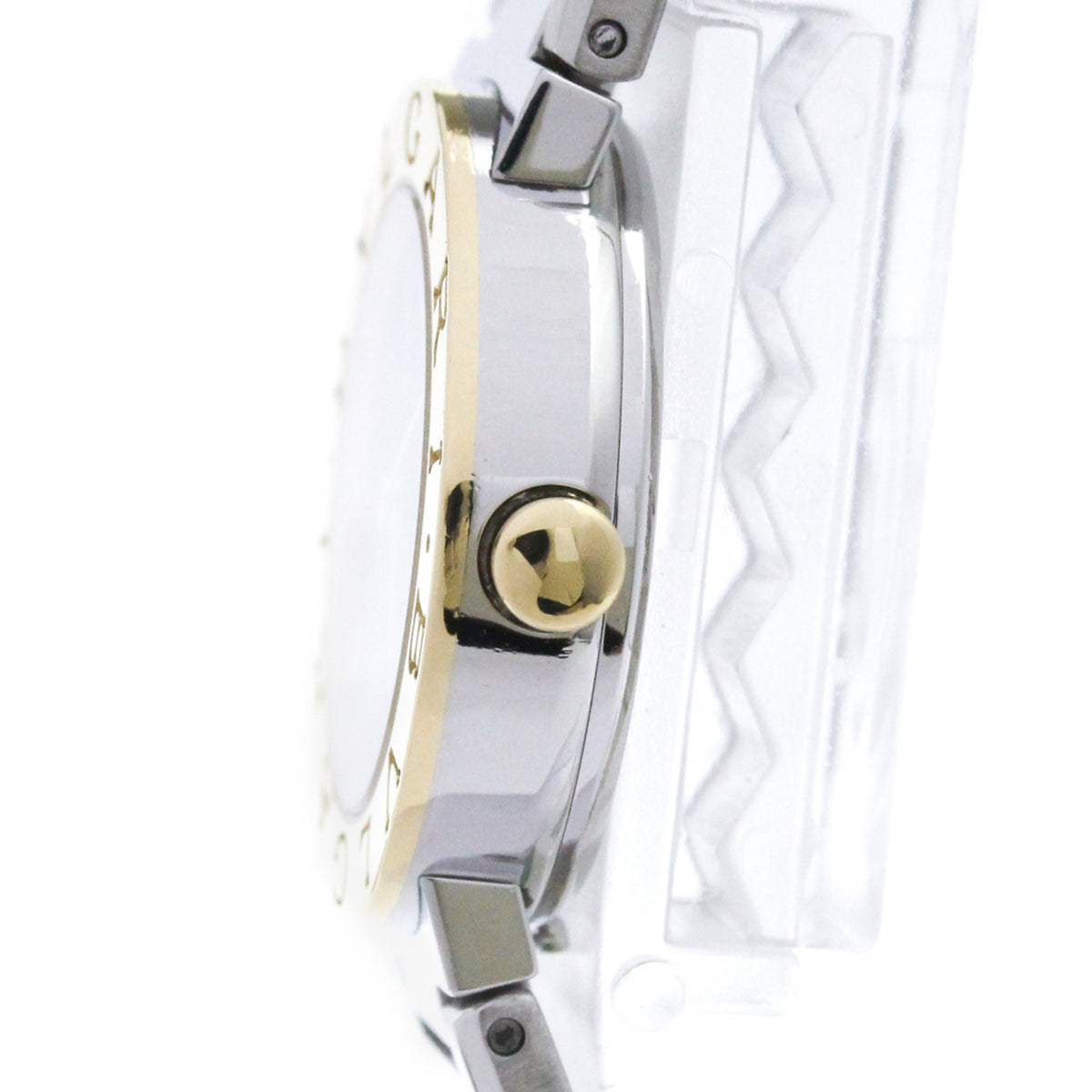 Bvlgari Bvlgari Quartz Stainless Steel And Yellow Gold Watch (Pre-Owned)
