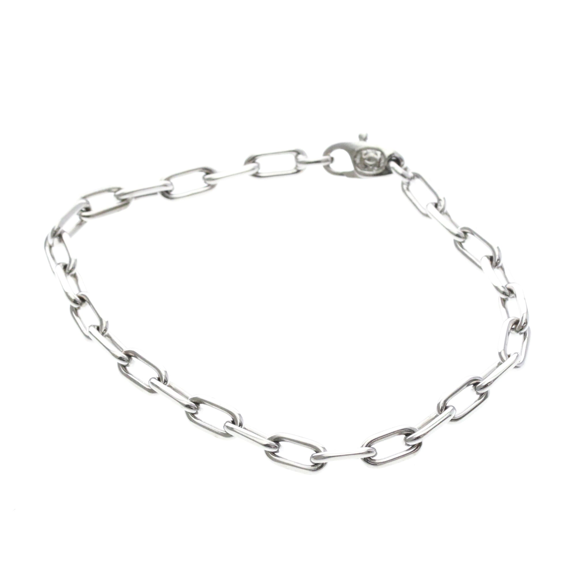 Cartier Spartacus 18K White Gold Silver White_Gold Bracelet Jewelry (Pre-Owned)