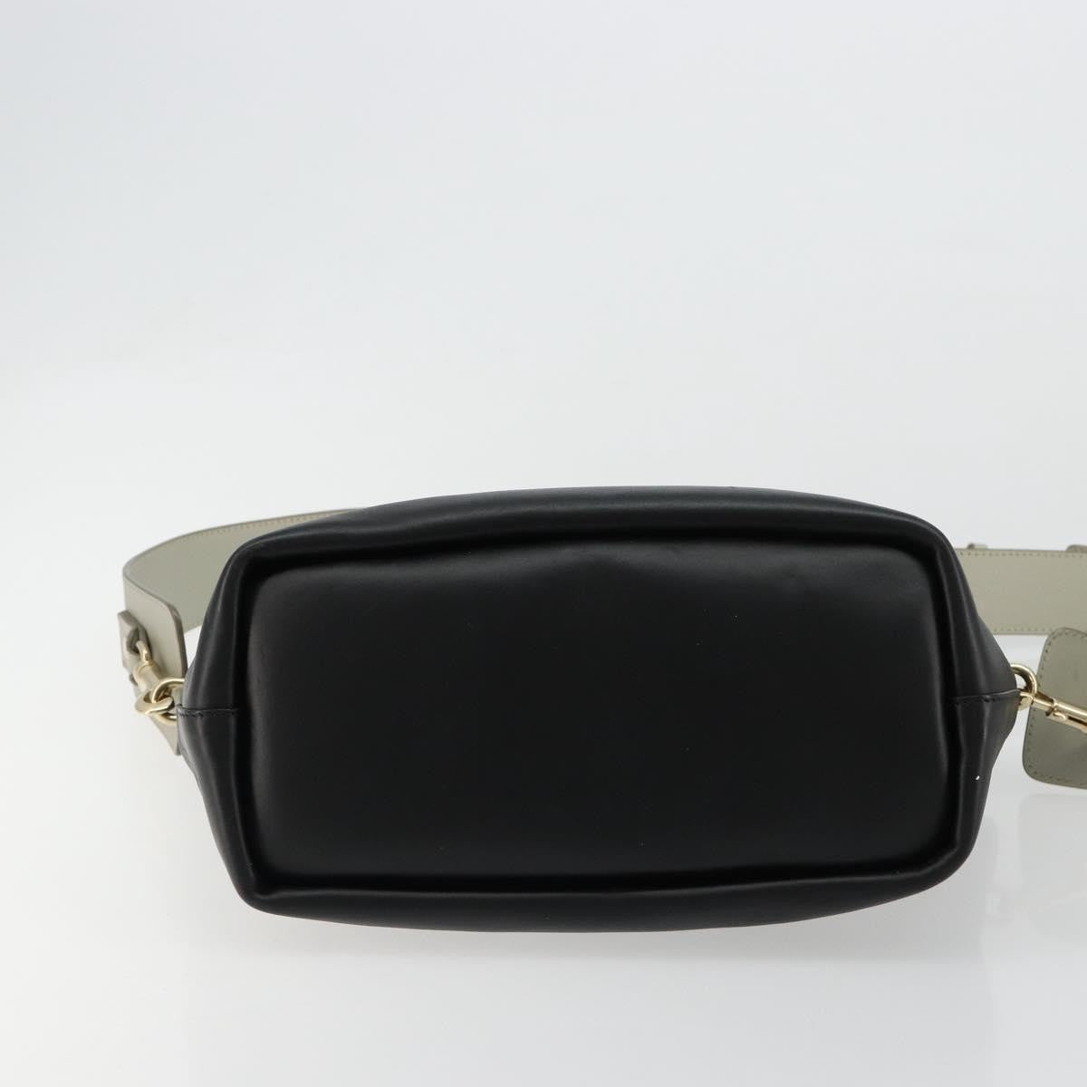 Chloe Bicolor Baylee Satchel Leather Black Leather Handbag (Pre-Owned)
