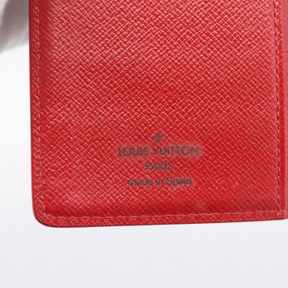 Louis Vuitton Agenda Cover Epi Red Leather Clutche & Pouche Bag (Pre-Owned)