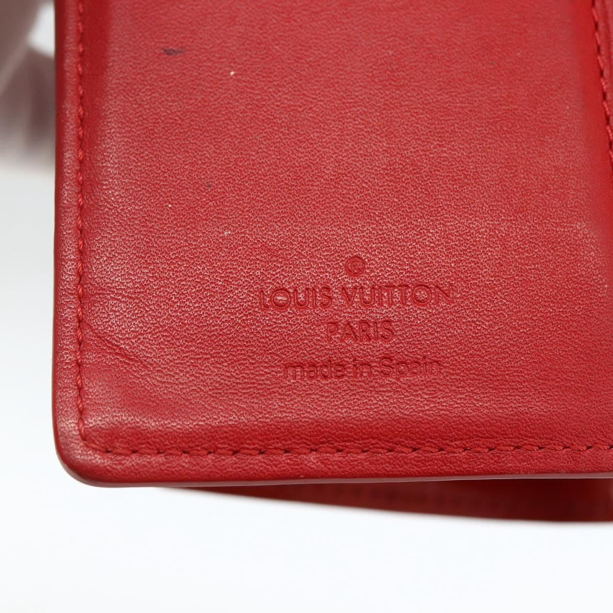 Louis Vuitton Agenda Cover Patent Leather Red Patent_Leather Clutche & Pouche Bag (Pre-Owned)