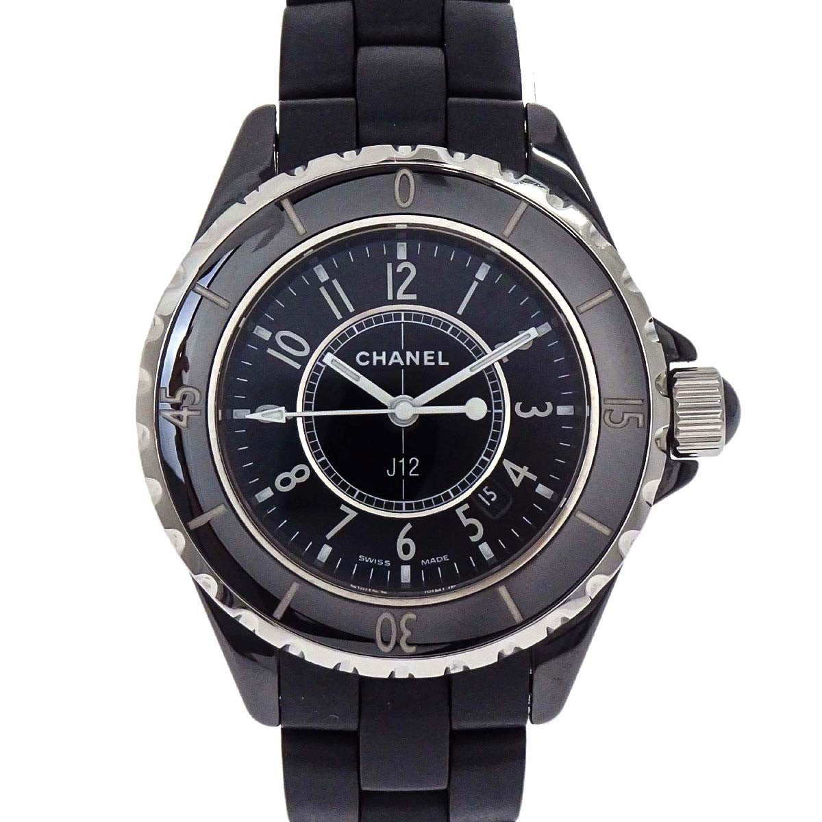 Chanel J12 Quartz Ceramic And Stainless Steel Watch (Pre-Owned)
