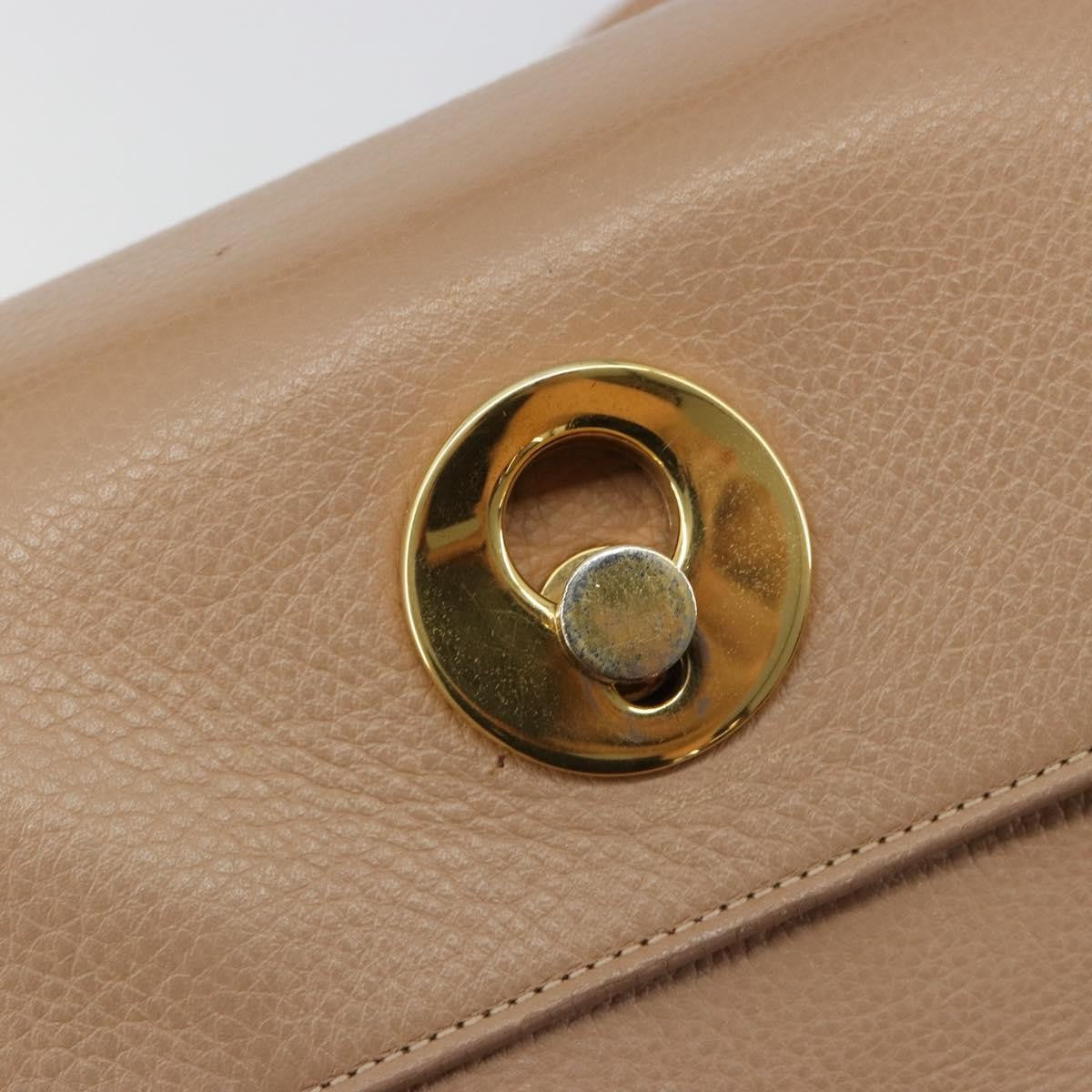 Saint Laurent Muse Two Leather Beige Leather Handbag (Pre-Owned)