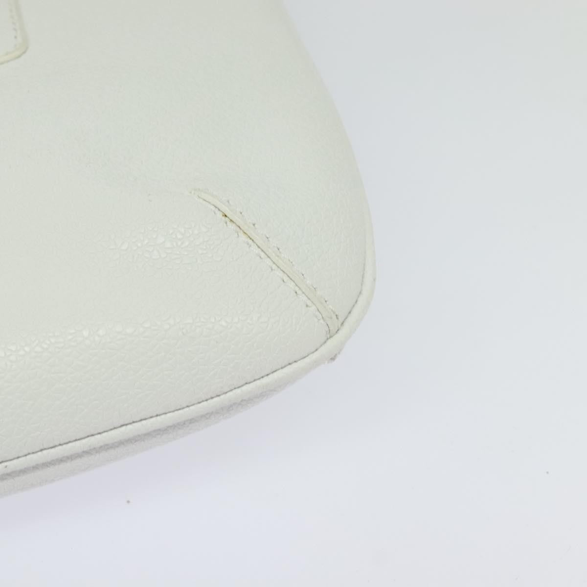 Bvlgari Vintage Leather White Leather Shoulder Bag Bag (Pre-Owned)