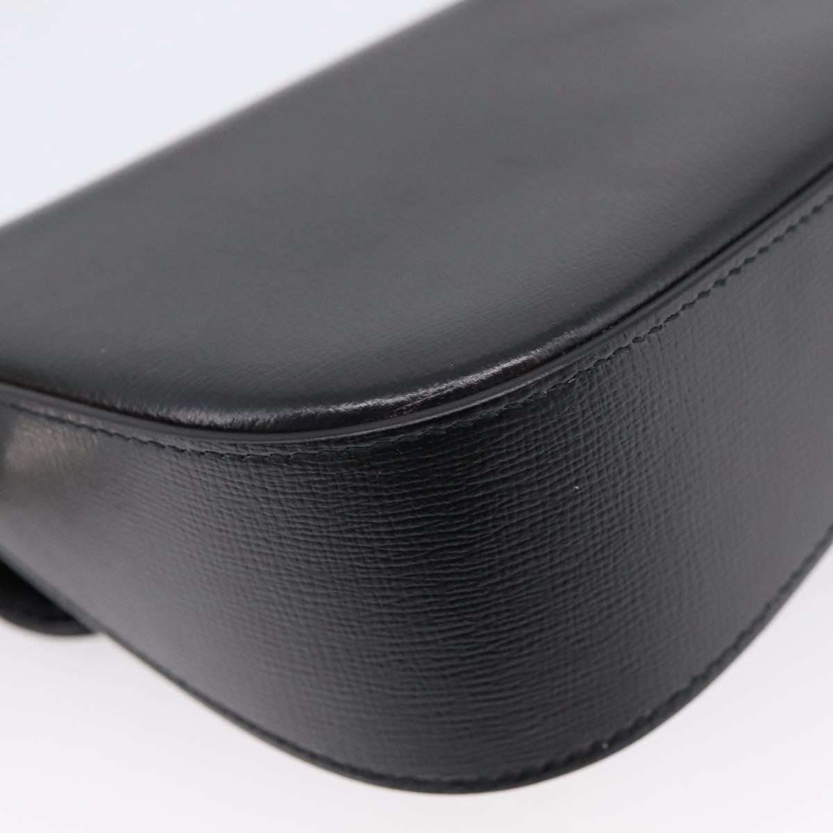 Gucci Horsebit 1955 Asymmetric Leather Black Leather Shoulder Bag Bag (Pre-Owned)