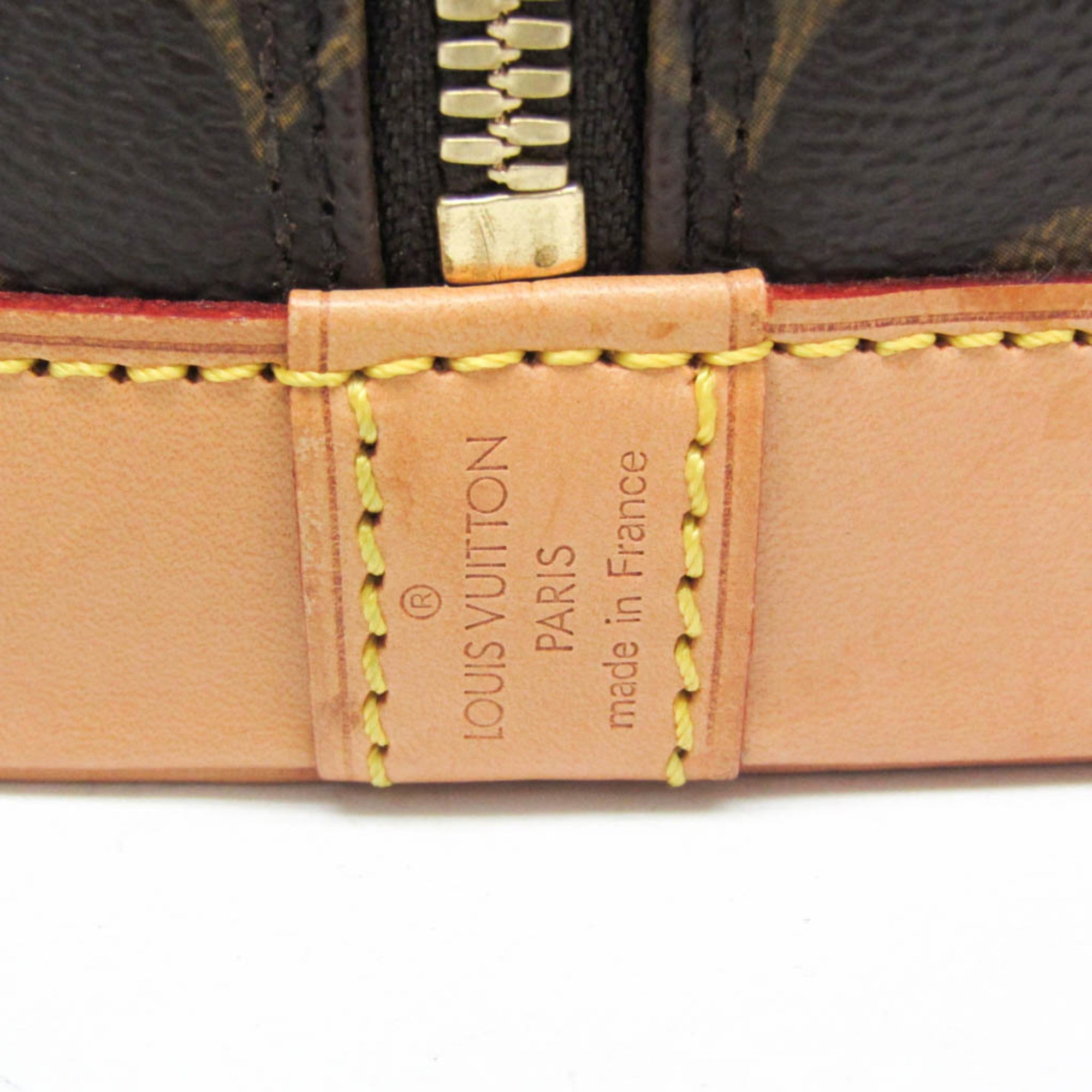 Louis Vuitton Alma Monogram Canvas Brown Canvas Handbag (Pre-Owned)