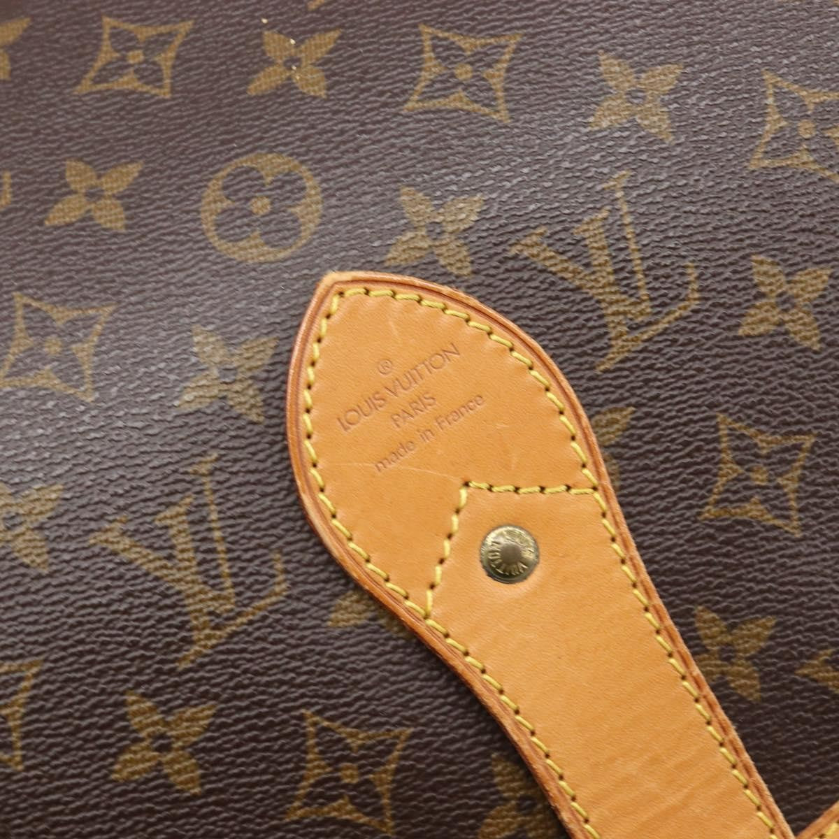 Louis Vuitton Sac Chasse Hunting Monogram Canvas Brown Canvas Handbag (Pre-Owned)