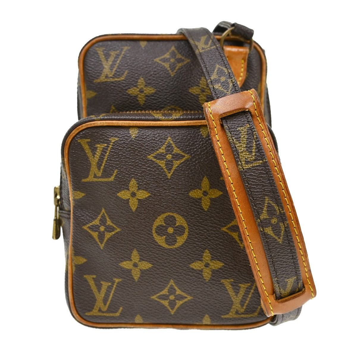 Louis Vuitton Amazone Monogram Canvas Brown Canvas Shoulder Bag Bag (Pre-Owned)