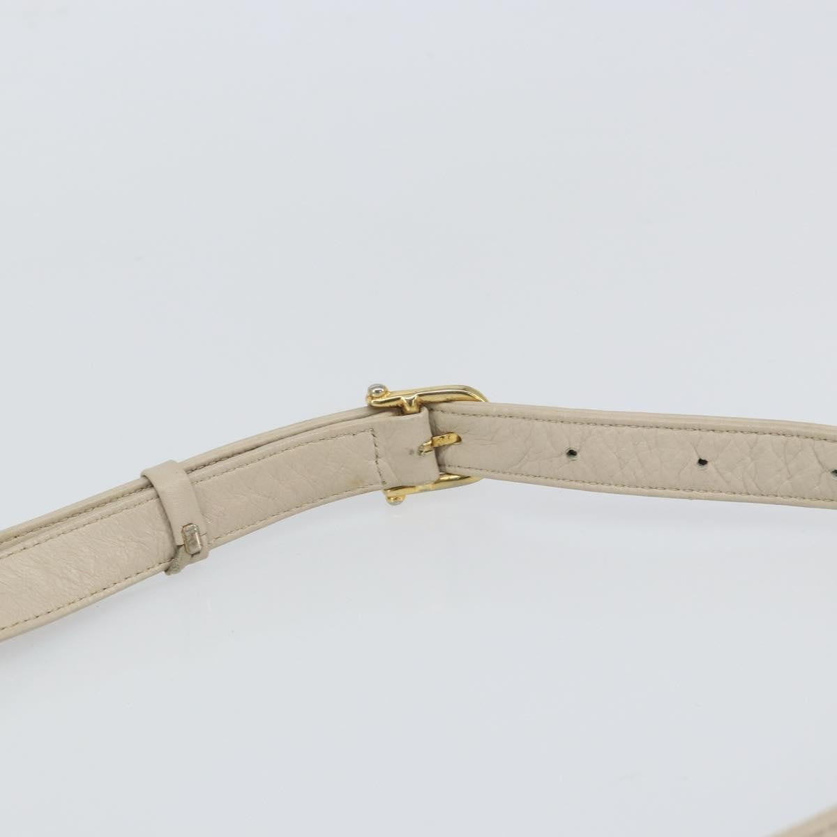 Celine Vintage Leather Beige Leather Shoulder Bag Bag (Pre-Owned)