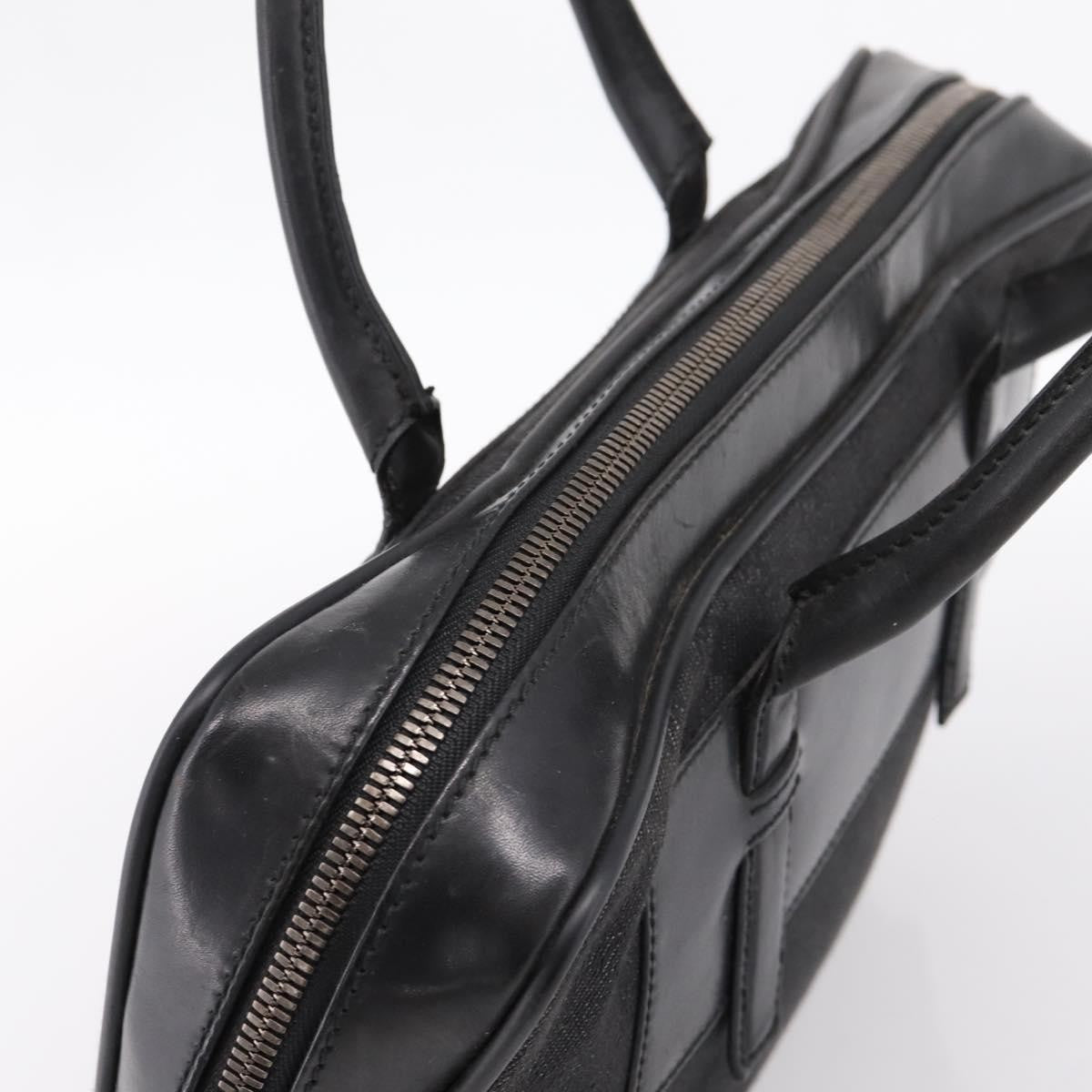 Gucci Gg Supreme Gg Canvas Black Canvas Handbag (Pre-Owned)