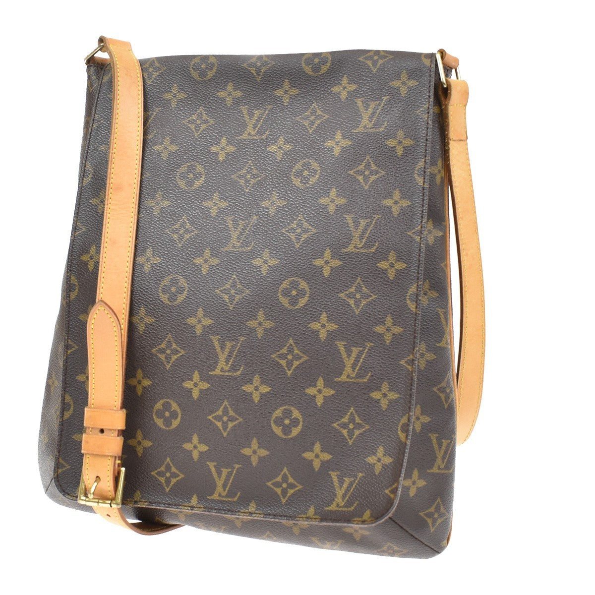 Louis Vuitton Musette Perforated Monogram Canvas Brown Canvas Handbag (Pre-Owned)