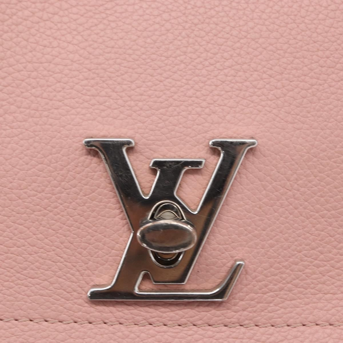 Louis Vuitton Lockme Ii Leather Pink Leather Shoulder Bag Bag (Pre-Owned)