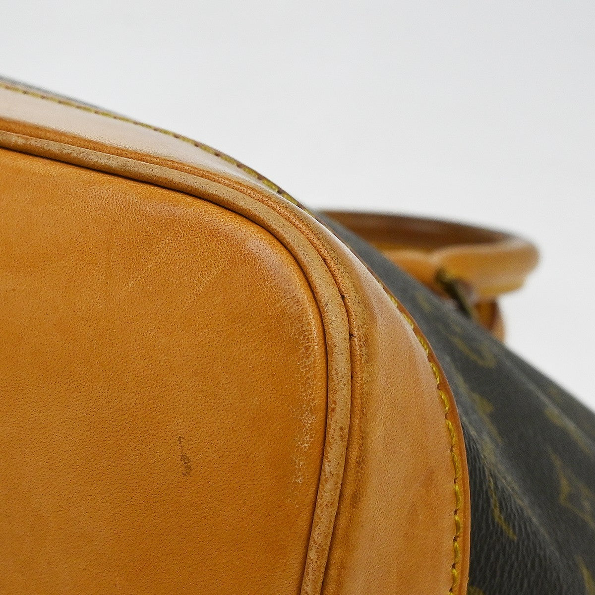 Louis Vuitton Alma Monogram Canvas Brown Canvas Handbag (Pre-Owned)