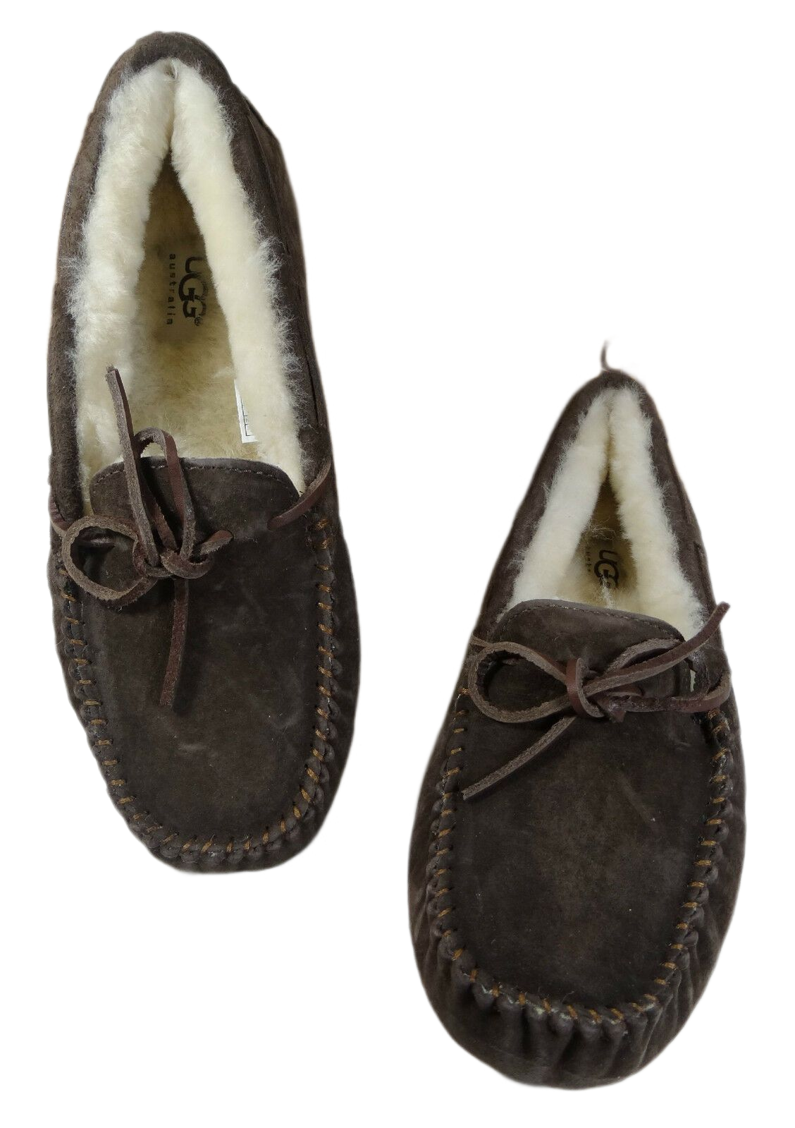 UGG Australia Dakota Shearling Expresso Brown Slipper Moccasins