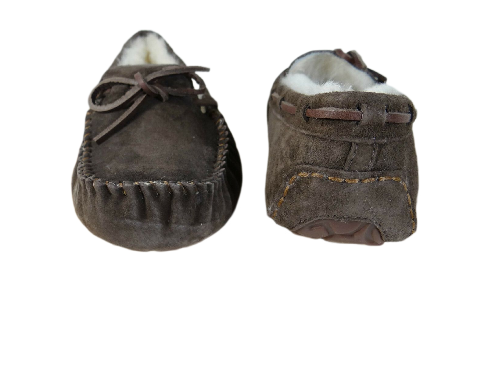 UGG Australia Dakota Shearling Expresso Brown Slipper Moccasins