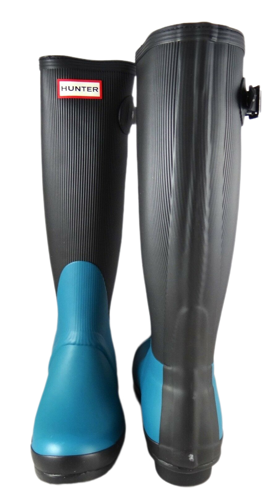 Hunter Tall Ribbled Leg Wellington Rain Boots