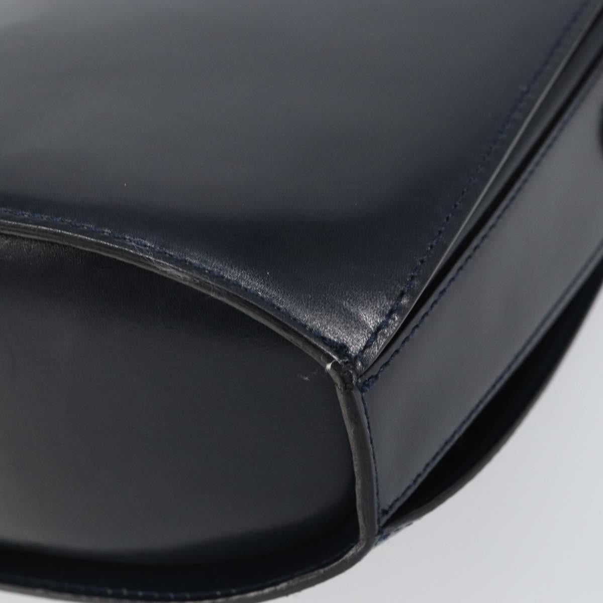 Bally Vintage Leather Black Leather Shoulder Bag Bag (Pre-Owned)