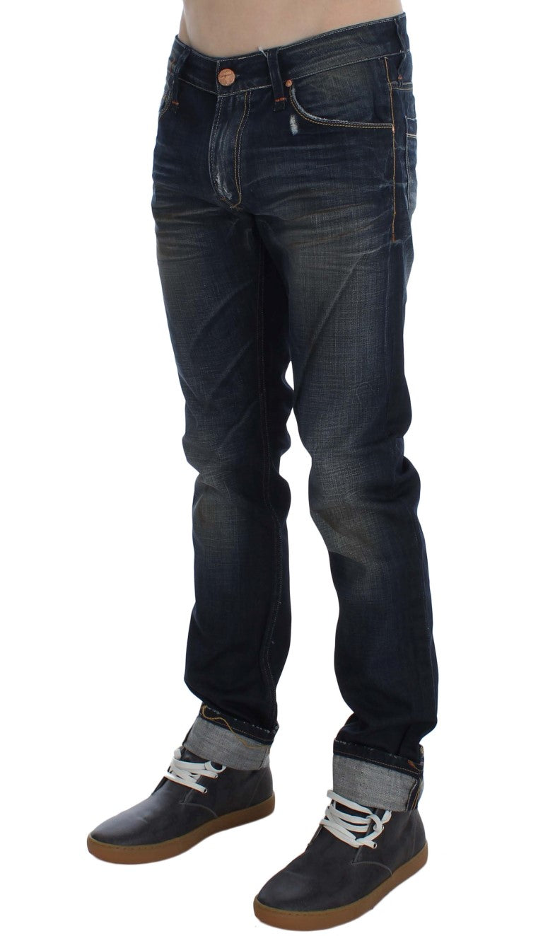 Acht Sleek Slim Fit Italian Denim for Men's Men