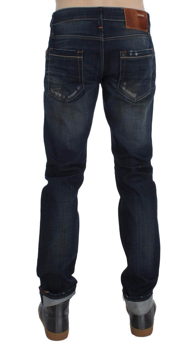 Acht Sleek Slim Fit Italian Denim for Men's Men
