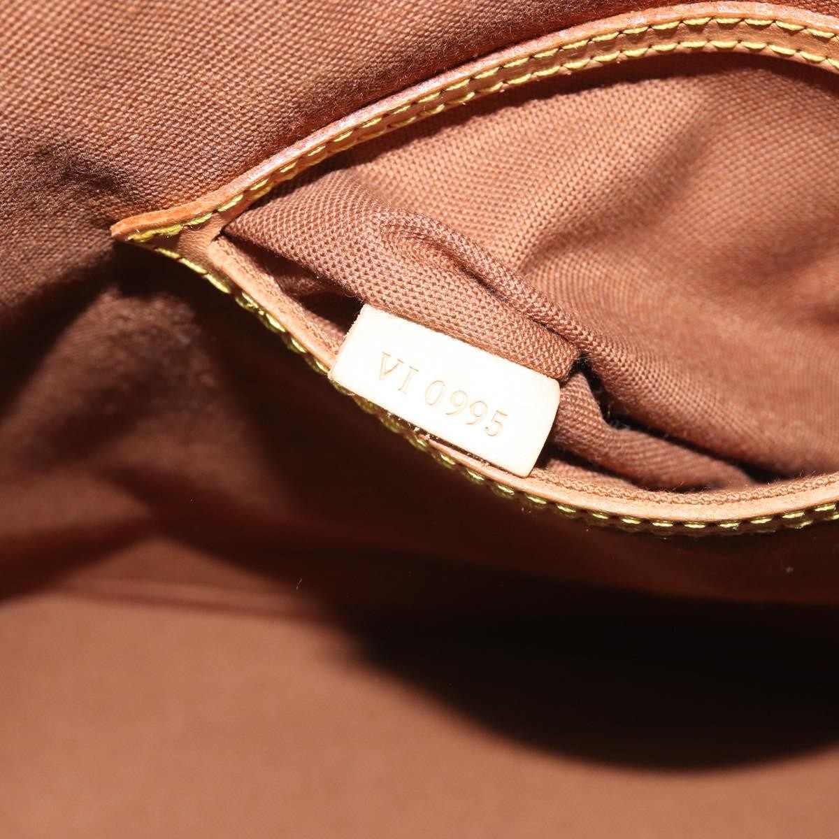 Louis Vuitton Alma Monogram Brown Canvas Handbag (Pre-Owned)