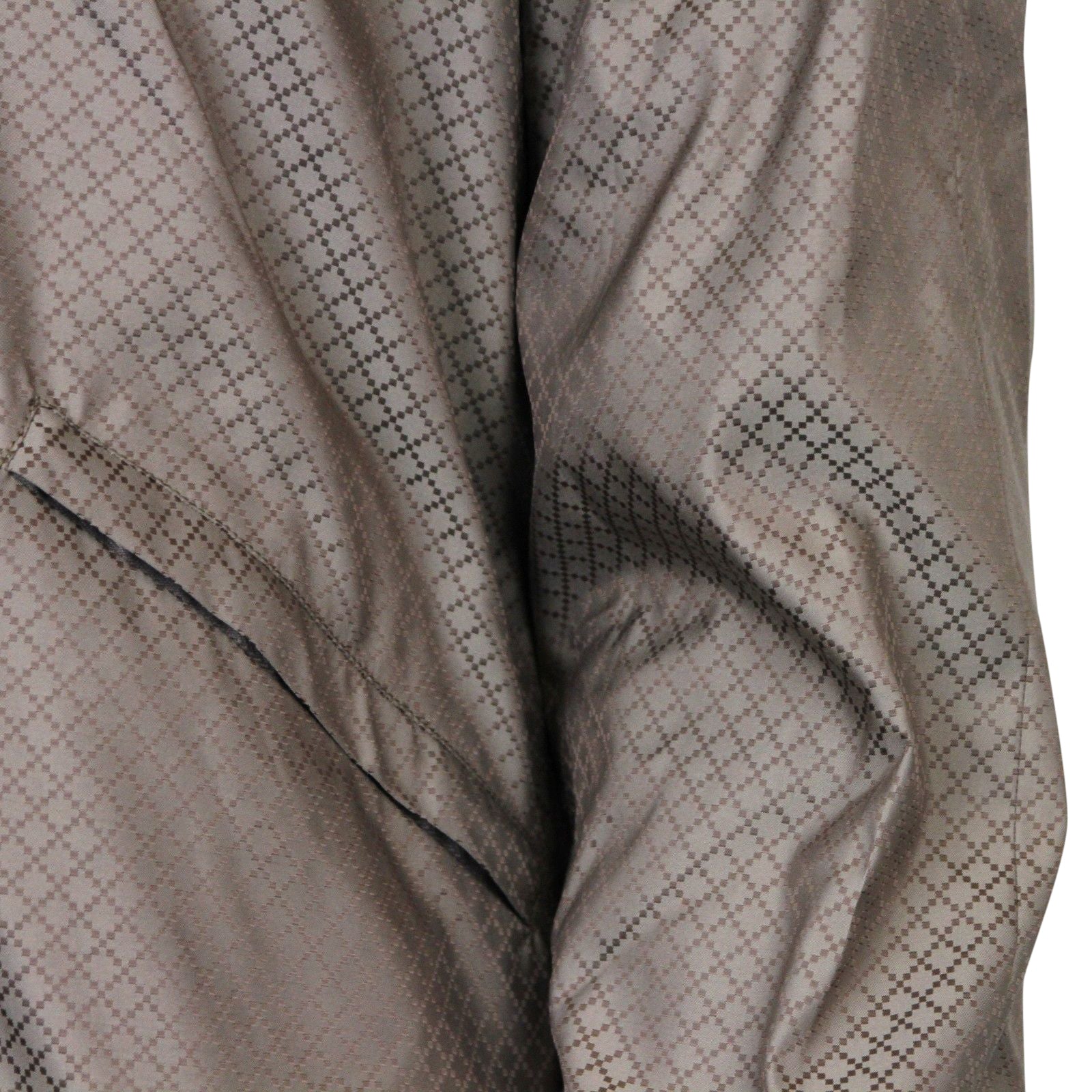 Gucci Men's Diamante Brown Polyamide Polyester Hooded Blouse Jacket