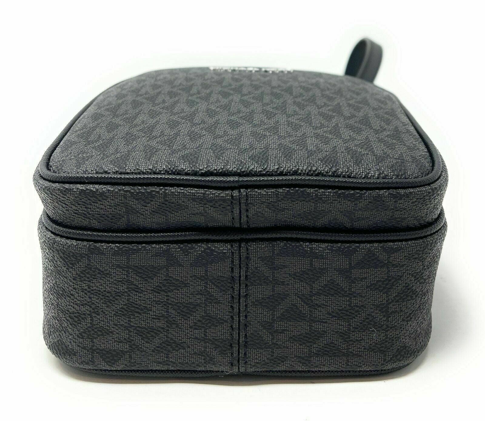 Michael Kors Jet Set Travel Signature Medium Logo Chain Crossbody Flight Bag