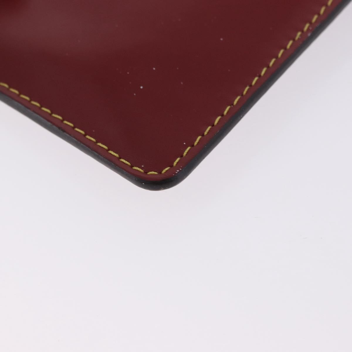 Louis Vuitton Neverfull Leather Red Leather Clutche & Pouche Bag (Pre-Owned)