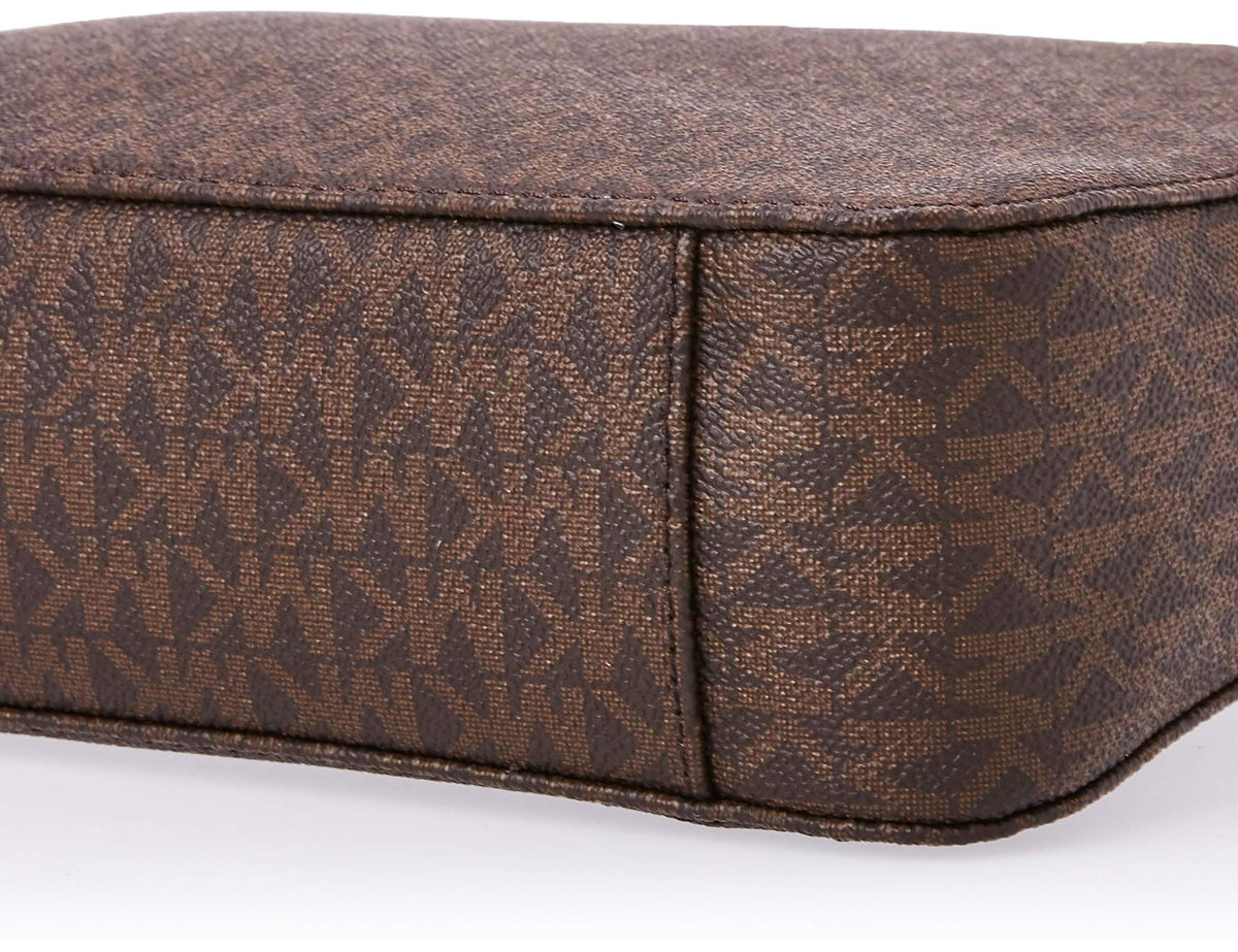 Michael Kors Jet Set Travel MK Signature Large Messenger Crossbody&Dustbag